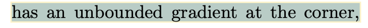 A phrase highlighted within a paragraph of the rendered document.